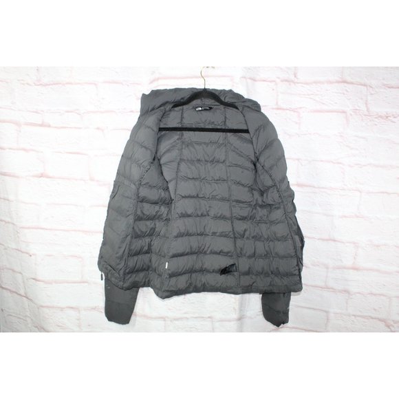 The North Face Gray Puffer Quilted Goose Down Insulated Jacket Size M - Picture 4 of 10